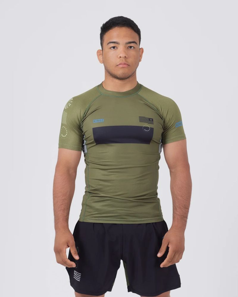 Kingz trooper Rashguard-khaki